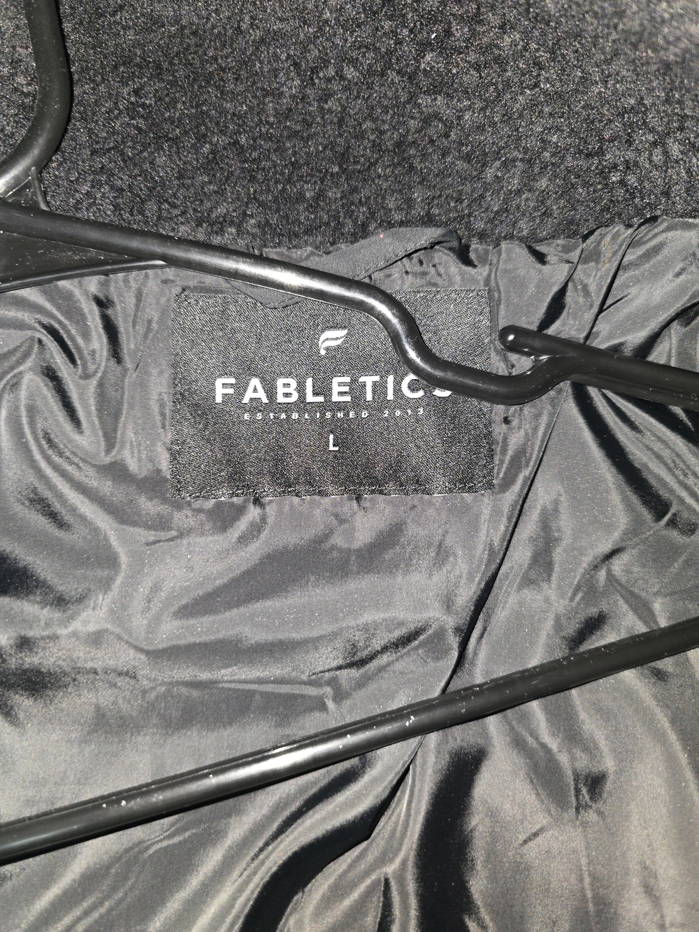 Fabletics Black Sherpa Teddy Jacket - Picture 8 of 9